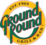 Ground round grill & grill logo.